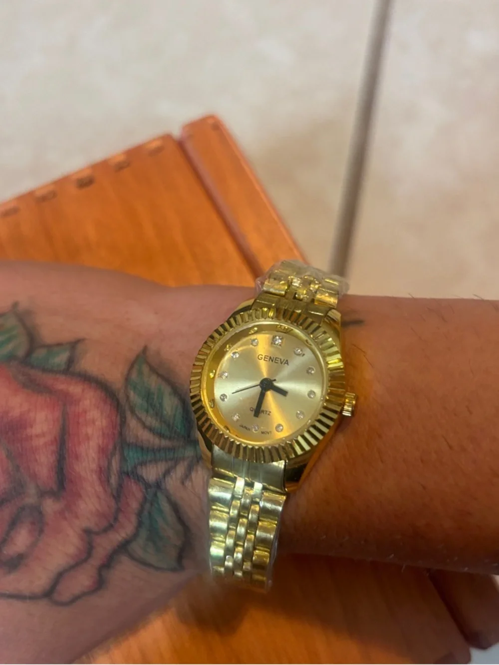 Geneva elegant wristwatch